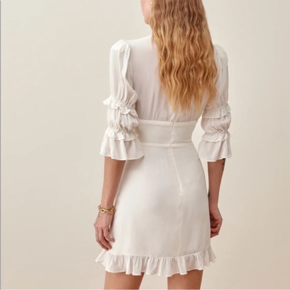 NWT Reformation Laurelei Dress Ivory White Bridal Wedding 4 - Picture 3 of 9